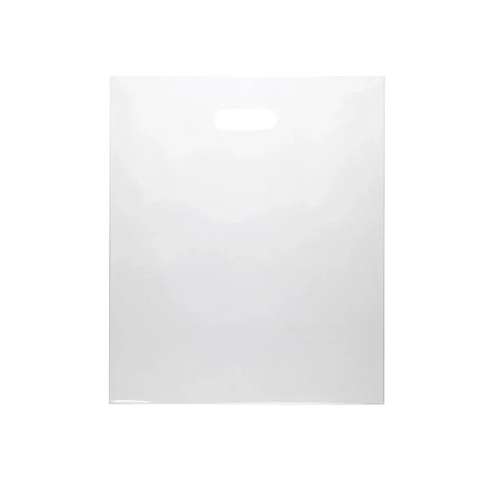Plastic Carrier Bags Clear 22.9x30.5cm 60 micron LDPE