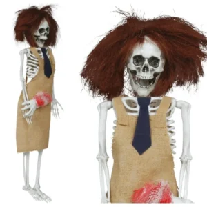 Halloween Skelet Hangend Met Schort 40cm van Fiestas Guirca koop je bij Partywinkel