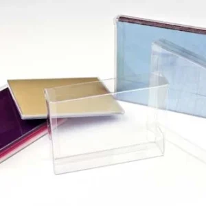 Plastic Gift Boxes 11.4x0.6x14.9cm Crystal Clear