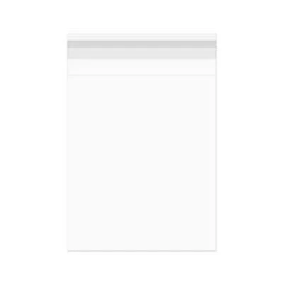 Plastic Bags 12.5x16.7cm Transparent Peel and Seal(250 pieces)