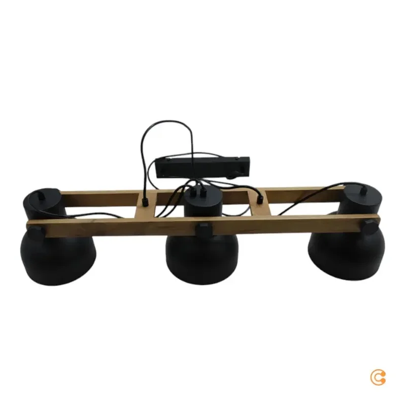 JUST LIGHT Hängeleuchte Pendellampe Cup 2.0 schwarz Metall 3-flammig E27 mod786 - 4043689000677