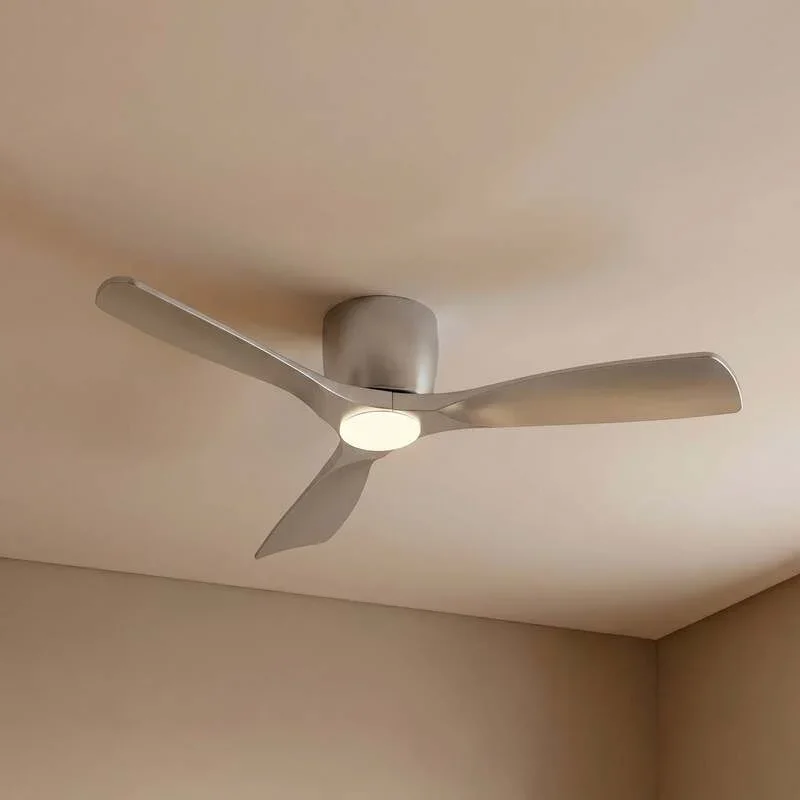 Lucande Deckenventilator Moneno Smart Ventilator LED dimmbar silber 131cm IP20 - 4255830913433