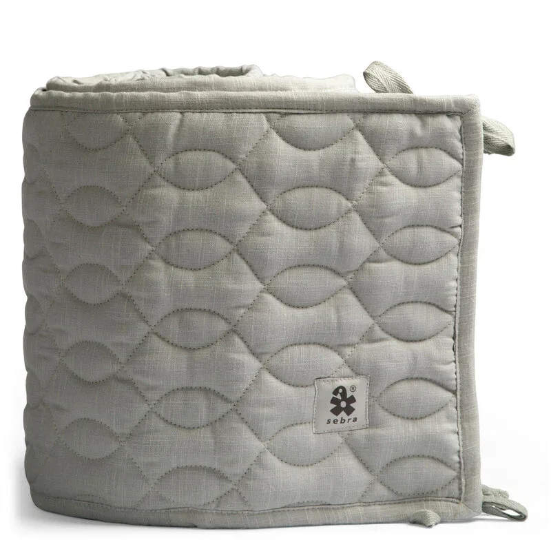 Sebra Babybettchen Kuscheldecke Babydecke Baby-Decke warm gesteppt Elephant Grey - 5704680057952