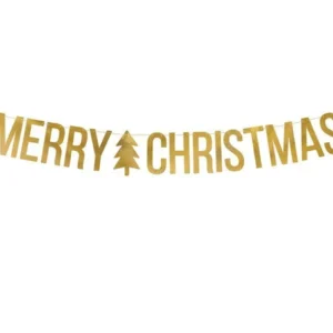 Letterslinger Merry Christmas 1,5m van Partydeco koop je bij Partywinkel