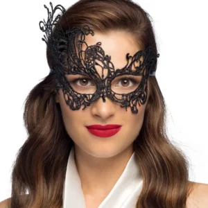 Loup en dentelle pour femme noir sexy