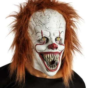 Killer-Clownmaske Deluxe aus Latex Erwachsene