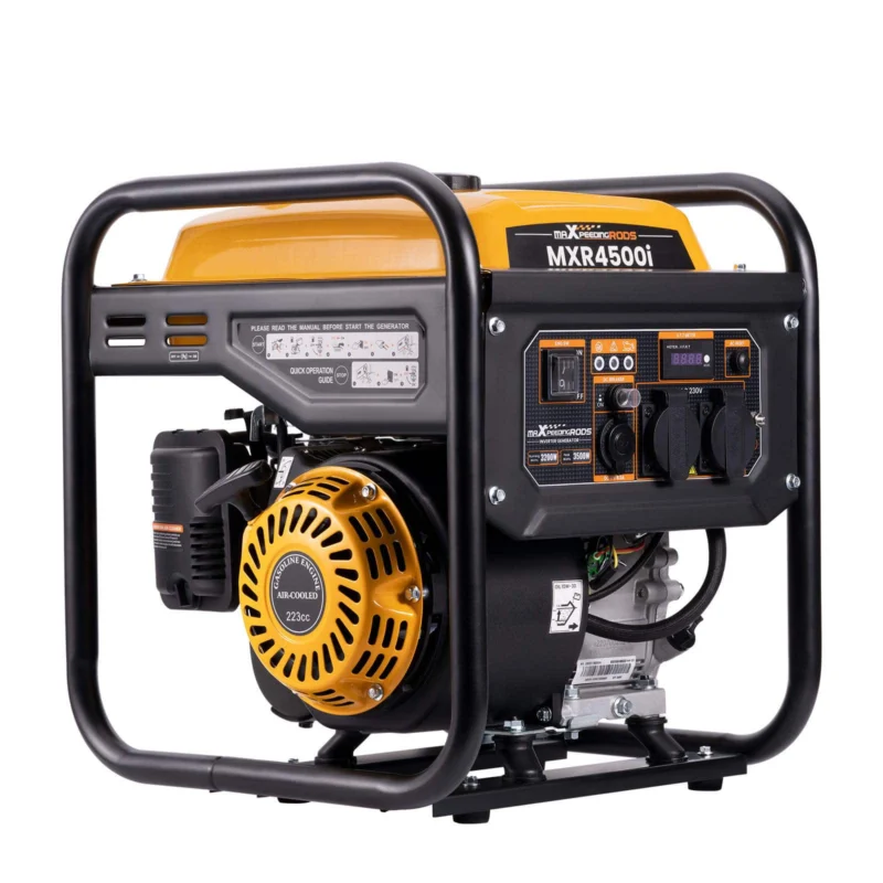 Default Maxpeedingrods Inverter Notstromaggregat 3500 W (3200 W) 230 V – Leiser Benzin Generator für CampingHaushalt