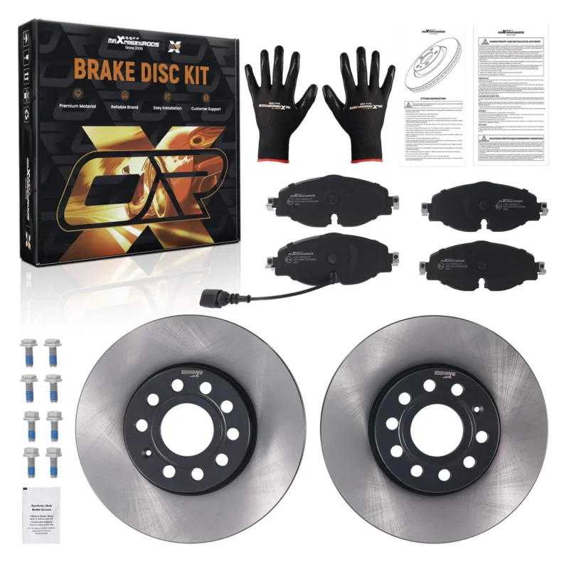 Neu Bremsscheiben Bremsbeläge Vorne kompatibel für Audi A3 8V1 8VK 8V7 8VE 8VM 8VS 8VA 8VF Q2