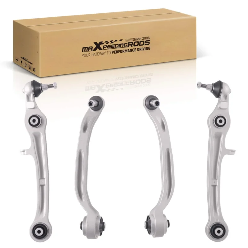 Neu 4PCS QUERLENKER SATZ VORNE UNTEN LHRH kompatibel für AUDI A6 4F2 + ALLROAD 4FH + AVANT 4F5