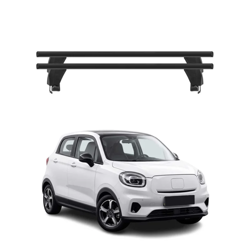 Menabo Dachträger Querträger für Leapmotor T03 2024-2026 Aluminium Schwarz 2 tlg