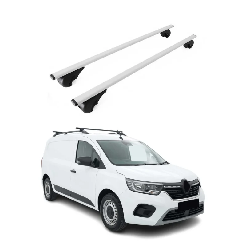 Dachträger Grundträger für Renault Kangoo III 2021-2026 Stahl Silber 2tlg