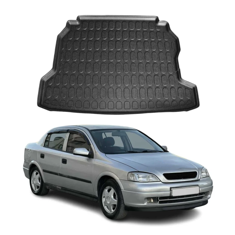 Kofferraumwanne Laderaumwanne für Opel Astra G 1999-2006 Stufenheck Gummi TPE