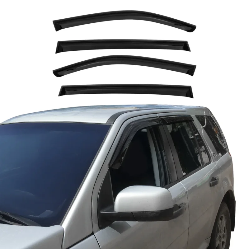 4x Windabweiser Regenabweiser für Audi Q7 4LB 2006-2015 Acryl Dunkel
