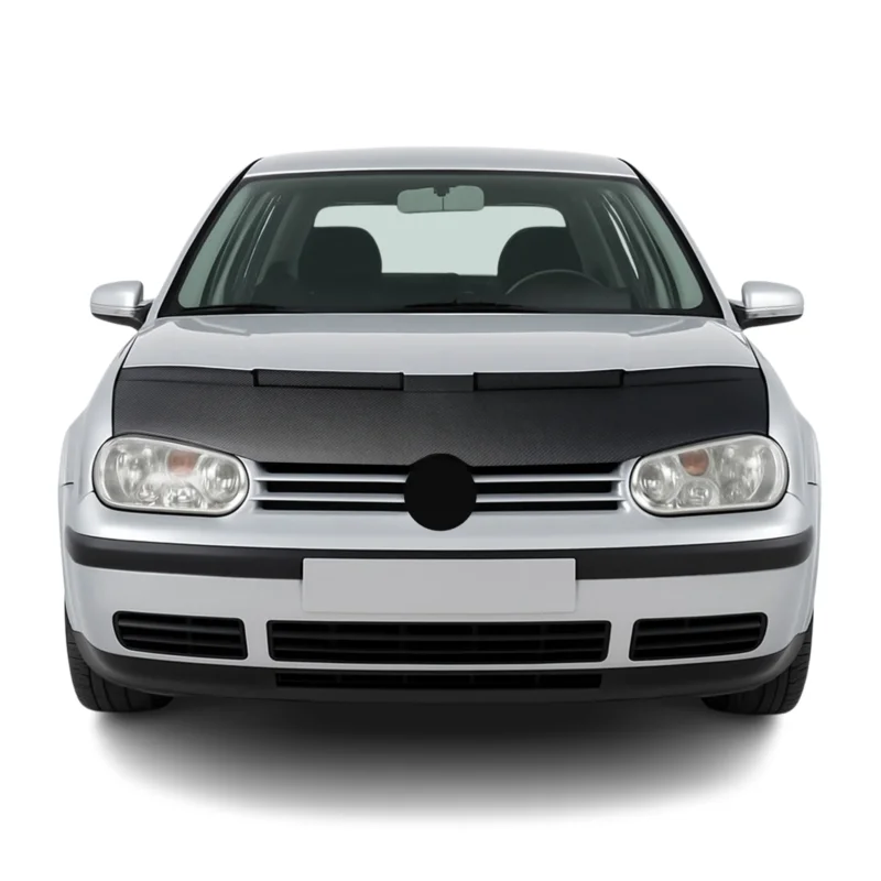 Haubenbra Steinschlagschutz Bonnet Bra für VW Golf 1997-2003 Carbon Optik Halb