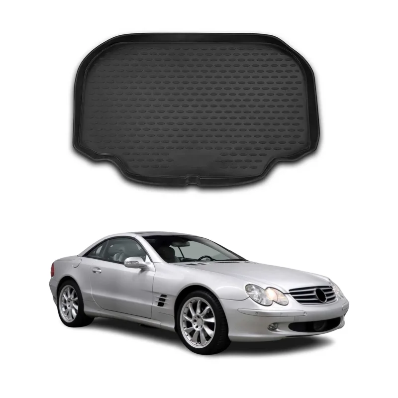 Kofferraummatte Kofferraumwanne für Mercedes SL Klasse R230 2001-2012 Gummi TPE