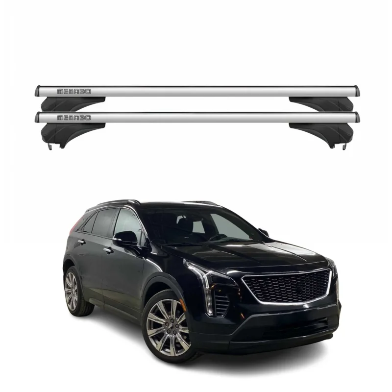 Menabo Dachträger Grundtäger für Cadillac XT4 2018-2026 Aluminium Silber 2 tlg
