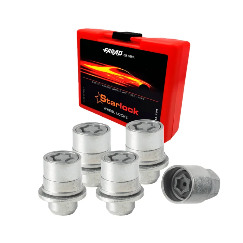 Radschloss Radschrauben Satz für Lexus SC430 2000-2010 Silber 4tlg M12X1.5