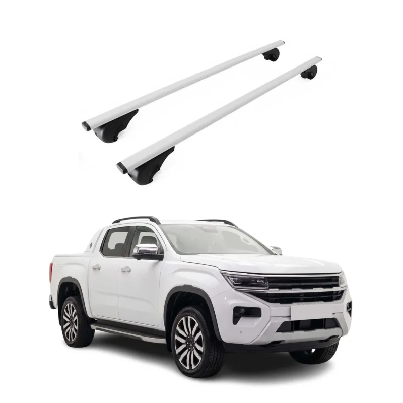Dachträger Grundträger für VW Amarok II 2023-2026 Stahl Silber 2tlg