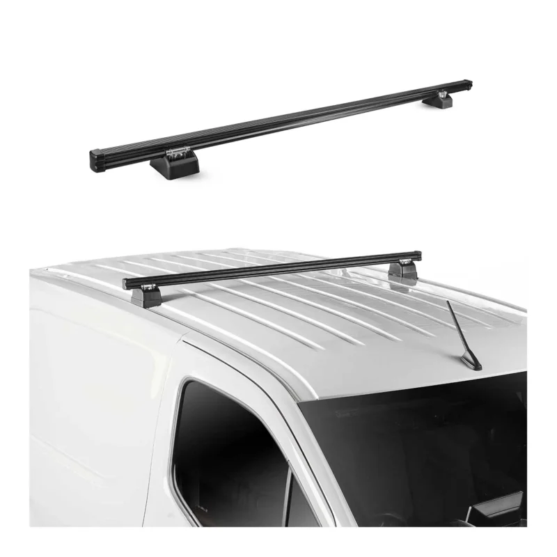Dachträger für Toyota Proace 2016-26 H1 1-Träger Stahl Schwarz Dachgepäckträger
