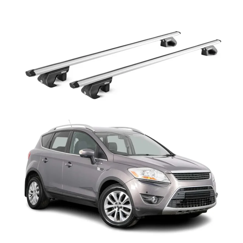 Dachträger Grundtäger für Ford Kuga I II 2008-2019 5 tür 90kg Alu Silber 2x ABE