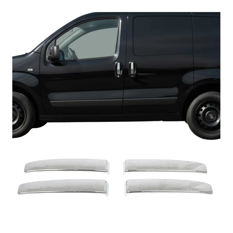 Türgriff Blende Türgriffkappen für Fiat Ducato 2006-2026 Chrom ABS Silber 4tlg