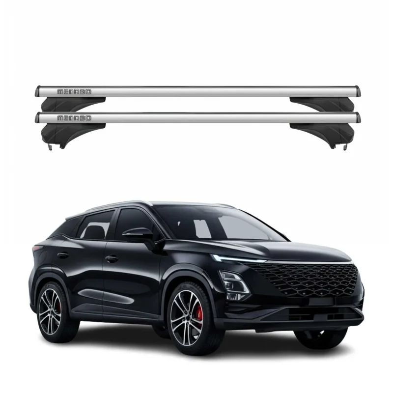 Menabo Dachträger Grundtäger für Chery Omoda 5 2024-2026 Aluminium Silber 2 tlg