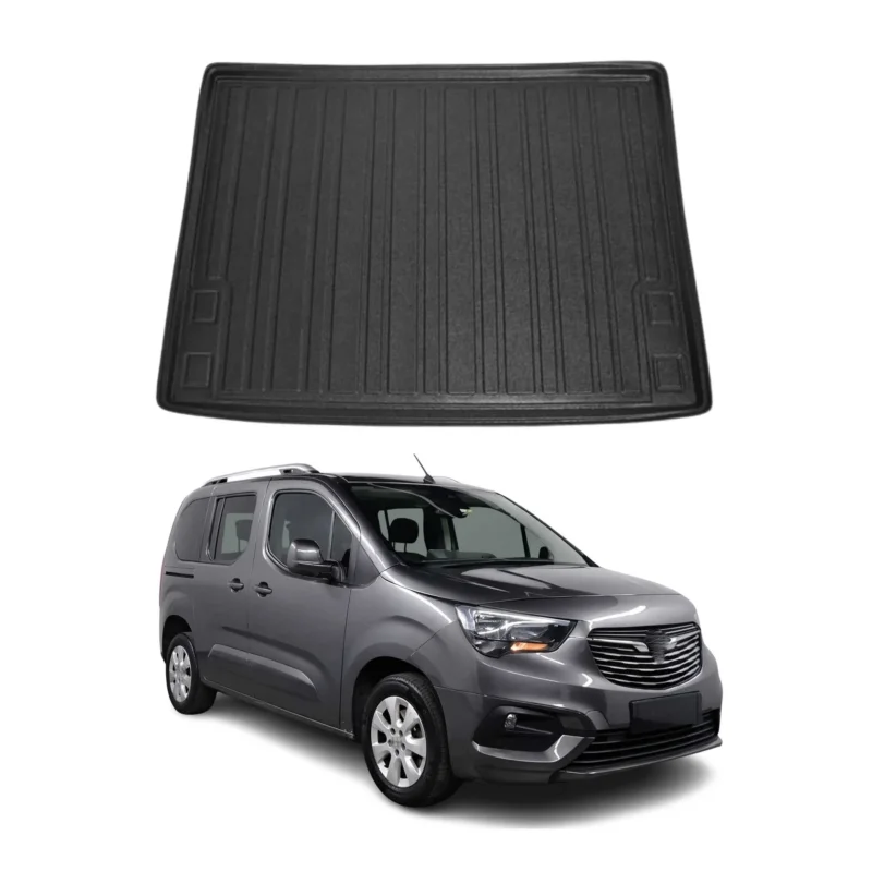 Kofferraumwanne Laderaumwanne für Opel Combo Life 2019-2026 Gummi TPE Schwarz