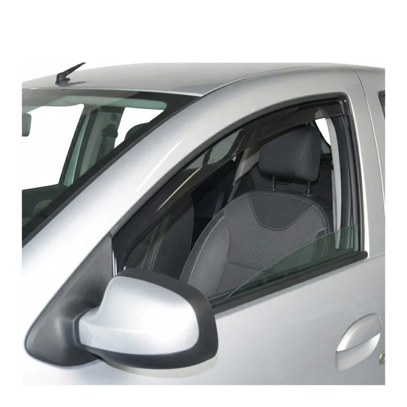 Windabweiser Regenabweiser für Dacia Sandero Stepway 2008-2012 Dunkel 2x