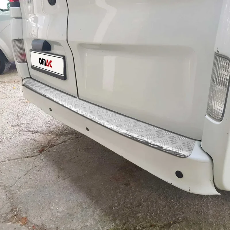 Ladekantenschutz Stoßstange für Renault Master Opel Movano B 2010-24 Alu Silber