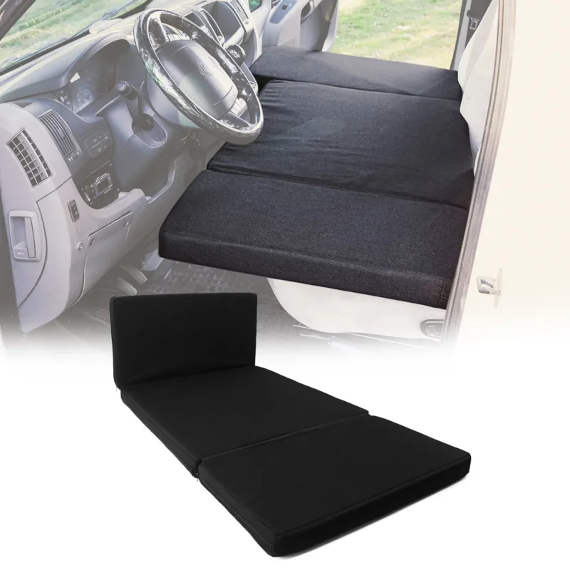 Camper Bett Fahrerhausbett Matratze für VW Transporter T4 1990-2003 Schwarz