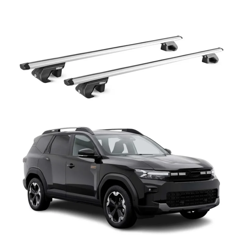Dachträger Grundtäger für Dacia Bigster 2025-2026 90kg Aluminium Silber 2x ABE
