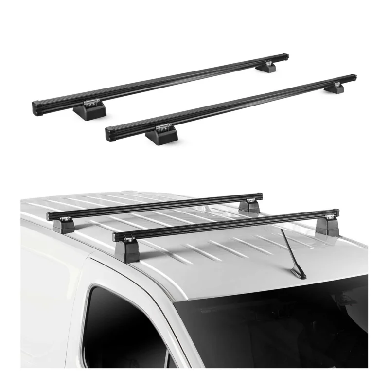 Dachträger für Opel Combo D 2012-2018 H1 2-Träger Stahl Schwarz Dachgepäckträger