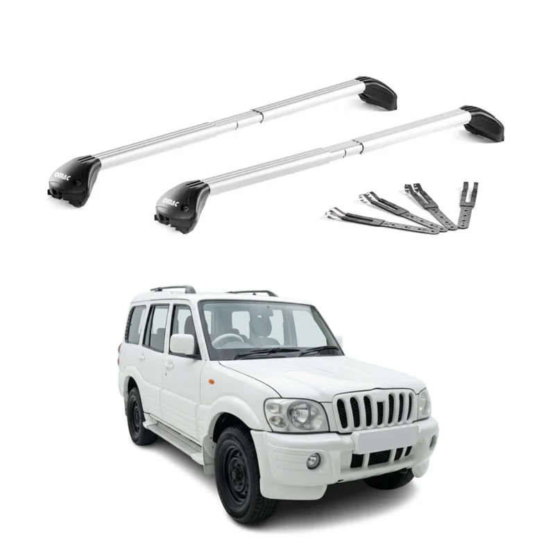 Dachträger für Mahindra Goa I 2003-2014 Pre-FL 100kg Aluminium Silber 2x ABE