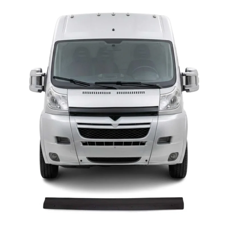 Motorhaube Deflektor Insekten Steinschlagschutz für Fiat Ducato 2006-2014 Dunkel