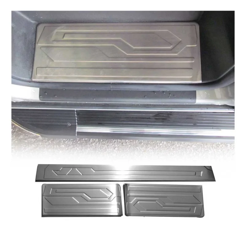 Einstiegsleisten Türschweller für Ford Transit Custom 2013-2024 Edelstahl 3x