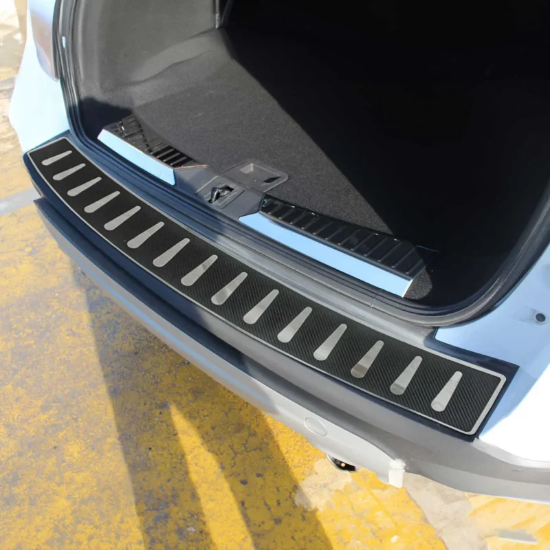 Ladekantenschutz Stoßstange für Ford Kuga II 2012-2019 Edelstahl carbon foliert