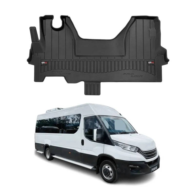 OMAC Gummi Fußmatten für Iveco Daily 2014-2026 Premium TPE Automatten Schwarz 1x