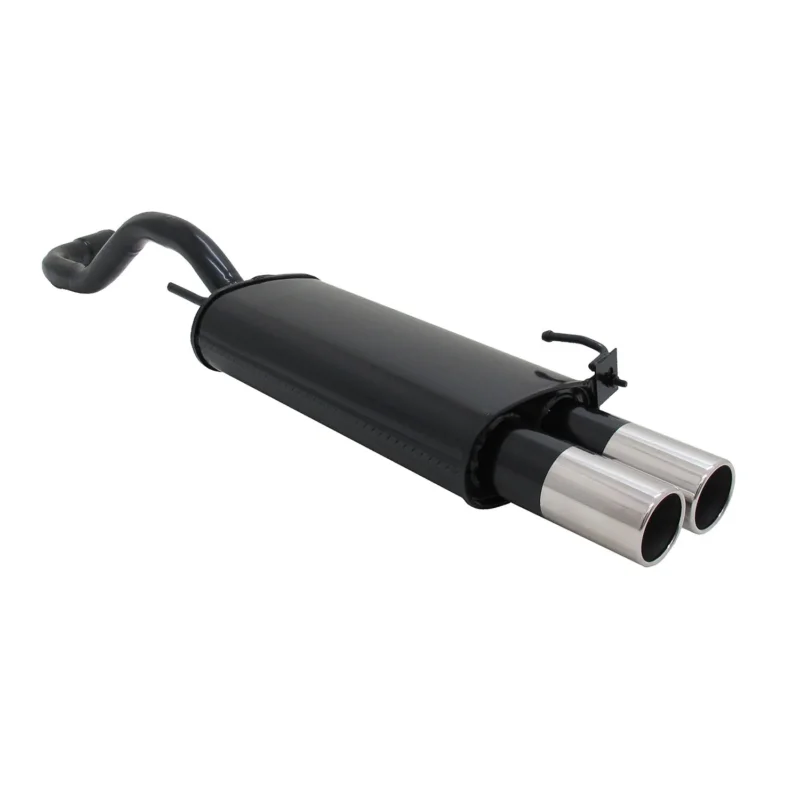 Novus Sportauspuff für VW Polo 4 6N / 6N2 Facelift 2x76mm Endschalldämpfer ABE