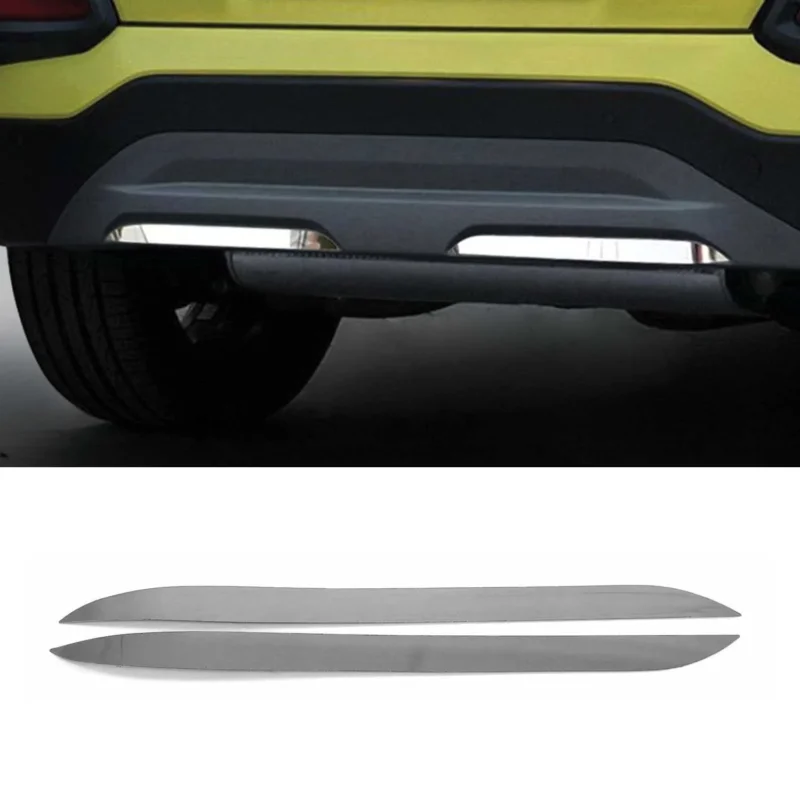 Stoßstangen Diffusor Auspuffrahmen für Hyundai Kona 2017-2020 Edelstahl Chrom