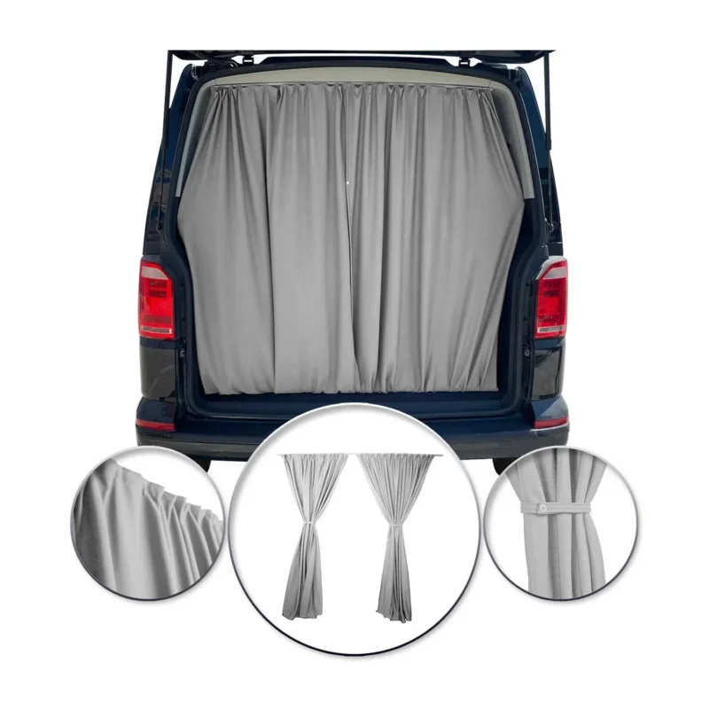 Maß Gardinen Sonnenschutz für Citroen Jumper H2 Heckklappe Vorhänge Grau