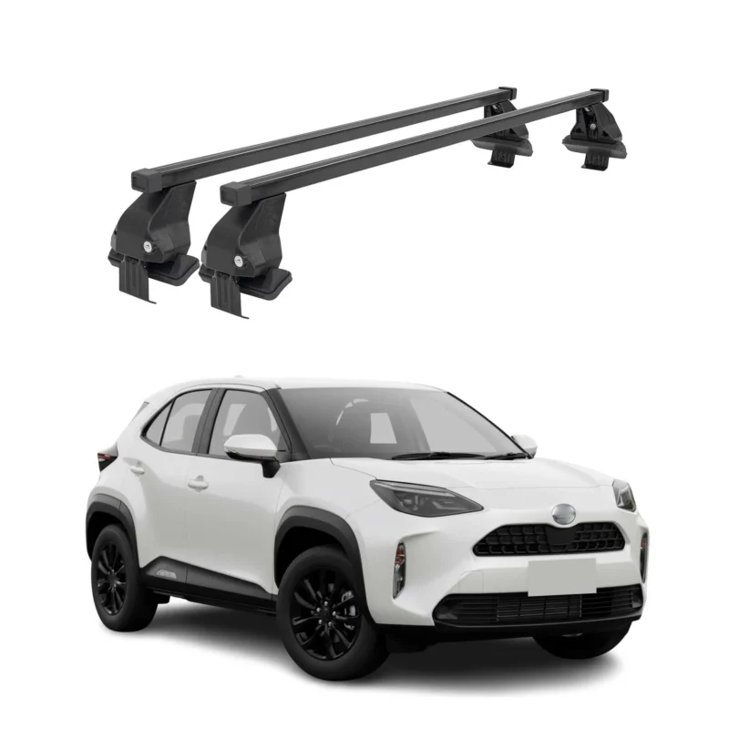 Menabo Dachträger Grundträger für Toyota Yaris Cross 2021-2026 Stahl Schwarz 2x