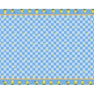 Minions Tafelkleed Blauw Geel 1,8m van Partydeco koop je bij Partywinkel