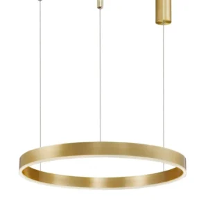 B-Ware Nova Luce Pendelleuchte Hängeleuchte Led Messing Warmweiß Dimmbar Motif 60cm 40 W - 5212017421920