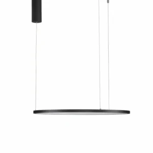 B-Ware Nova Luce Pendelleuchte Hängeleuchte Led Tarquin Schwarz Warmweiß Dimmbar 60 Cm - 5212017438263