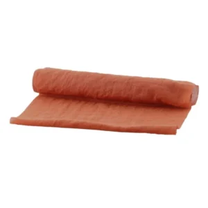 Oranje Tafelloper Chiffon Terracotta 3m van CHAKS koop je bij Partywinkel