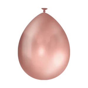 Rose Gouden Ballonnen Metallic 30cm 10st van Paper Dreams koop je bij Partywinkel