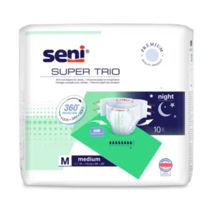 Frontalansicht einer Packung Seni Super Trio Medium