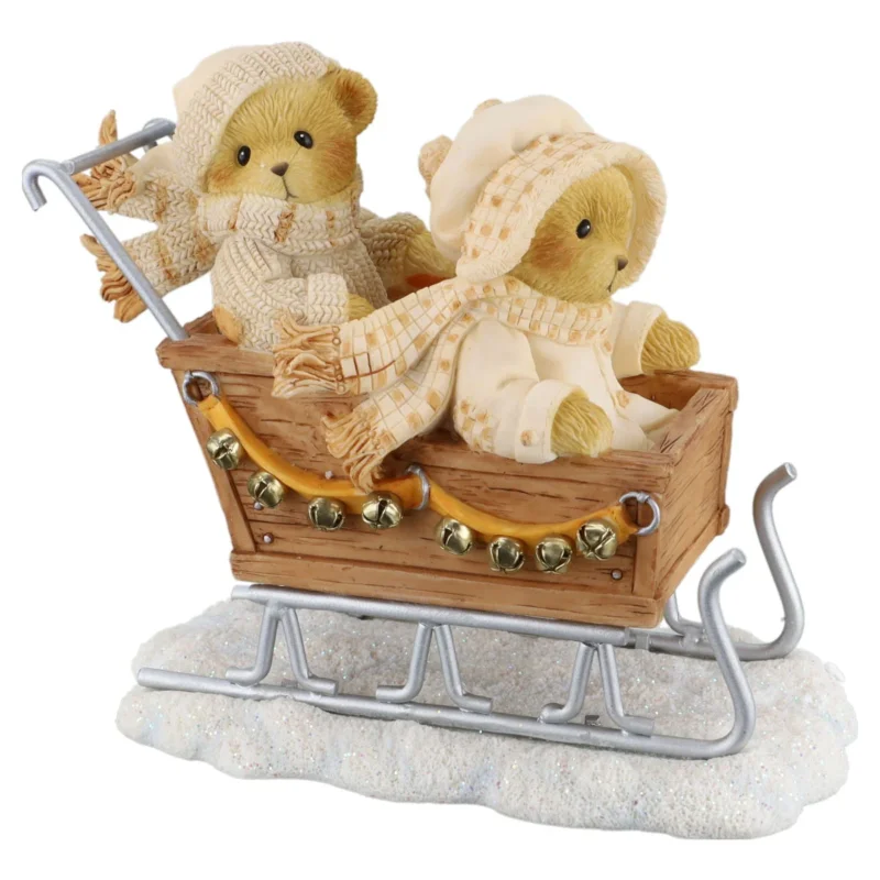 Teddy 4005883 Fran & Vinny "It's Lovely Weather For A Sleigh Ride Together" Enesco Cherished Teddies mit OVP