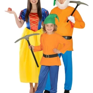 Paarkostüm Prinzessin und Zwerg Erwachsene