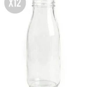 12 Candy Bar Fläschchen aus Glas